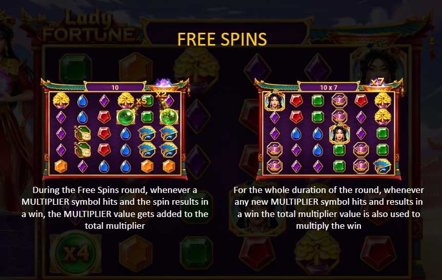 Lady Fortune slot game rules